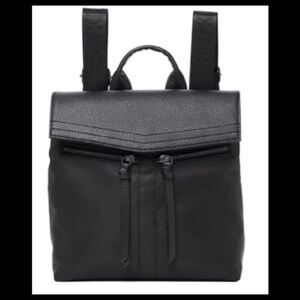 Botkier New York Trigger Mini Backpack Black Nylon Athleisure NWT